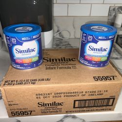Similac Advance Infant Formula 8 Cans 12.4 Oz 