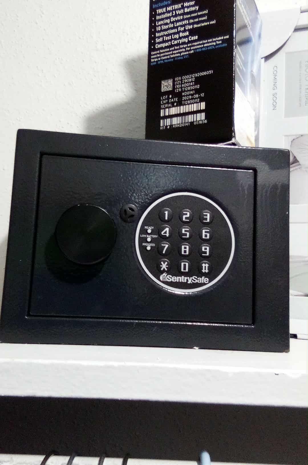 SentrySafe 0.14 cu. ft. Safe Box with Digital Lock