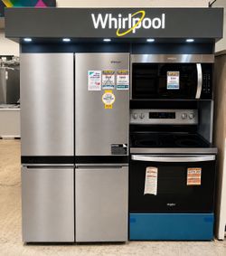 Whirlpool WRQA59CNKZ + WFE550S0RZ + WMMS3130RS Kitchen Package Open Box / Scratch & Dent Only $1,768 for the complete package!