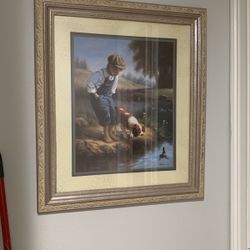 Glass Framed Print