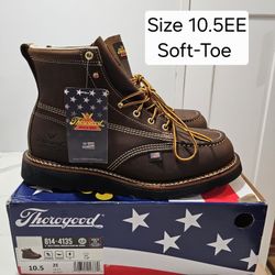 Thorogood Soft Toe Work Boots Size 10.5