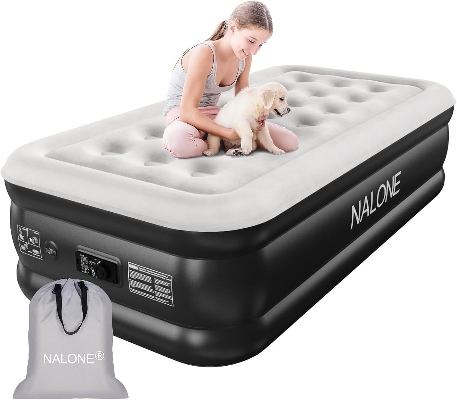 Nalone Air Mattress with Built in Pump