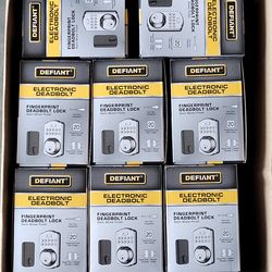 Defiant Fingerprint Keyless Entry Deadbolt Locks