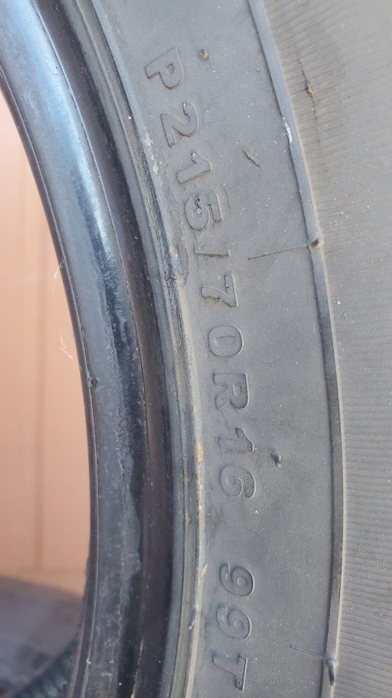 16in Tires P215/70R16