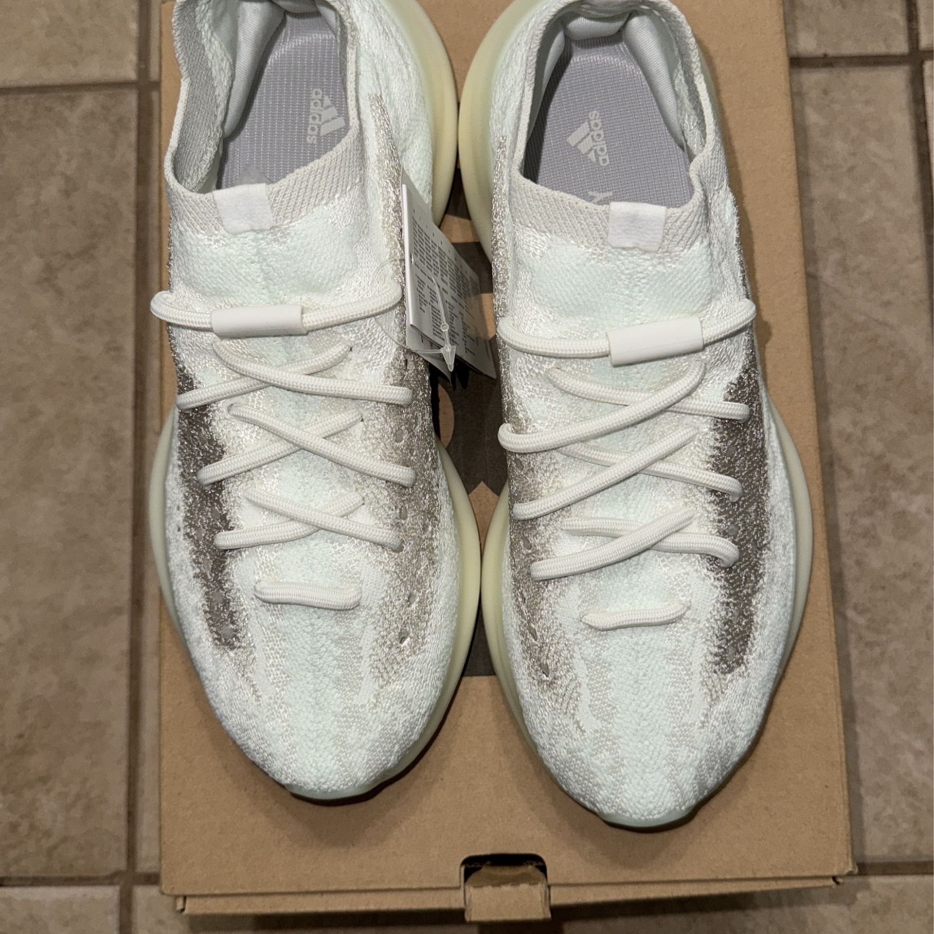 adidas gazelle silver green womens Adidas Yeezy Boost 380 Calcite Glow