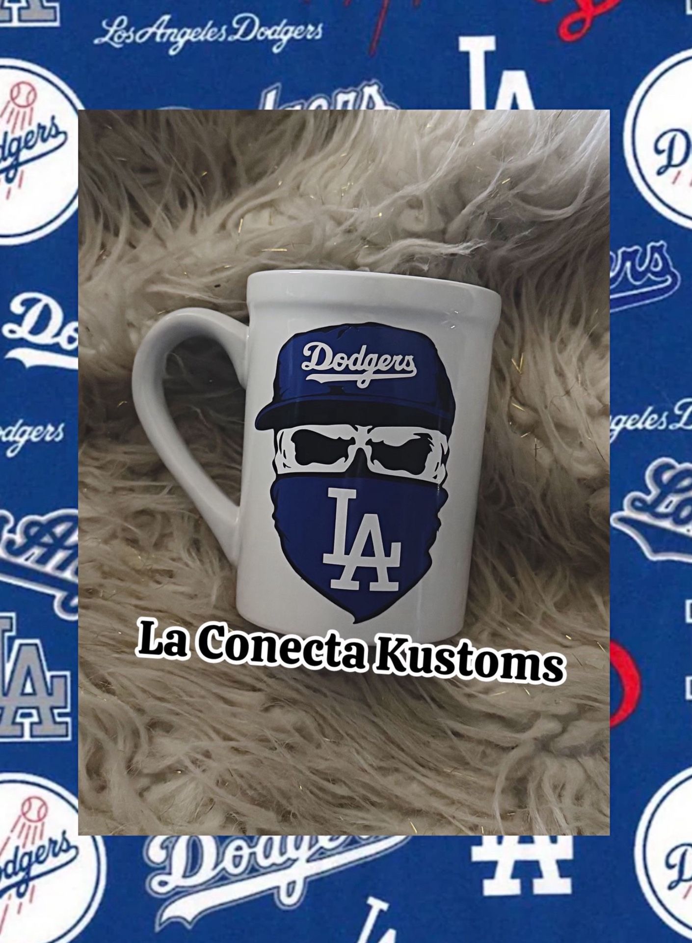 Brand New custom Los Angeles Dodgers coffee cup