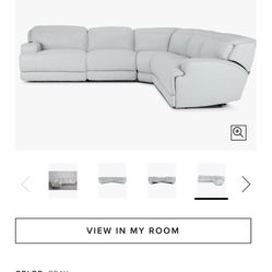 City Furniture Reign Grey Sectional 