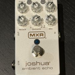 MXR Joshua Ambient Echo Effects Pedal White