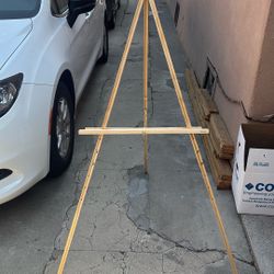 63 Inch Wooden Tripod Easel