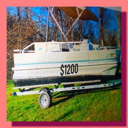 Price 1200 Tahoe Blue Ride Se Pontoon Model Fish And Fun 20 Pontoon Boat For Sale In Orlando Fl Offerup