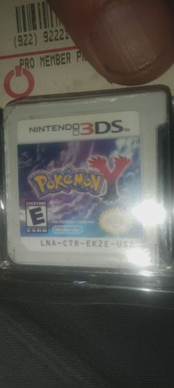 Pokemon Y 3DS