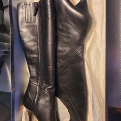 Leather Heeled Boots