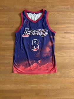 Legend #8 Kobe Basketball Jersey