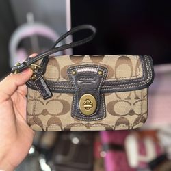 Coach wristlet 