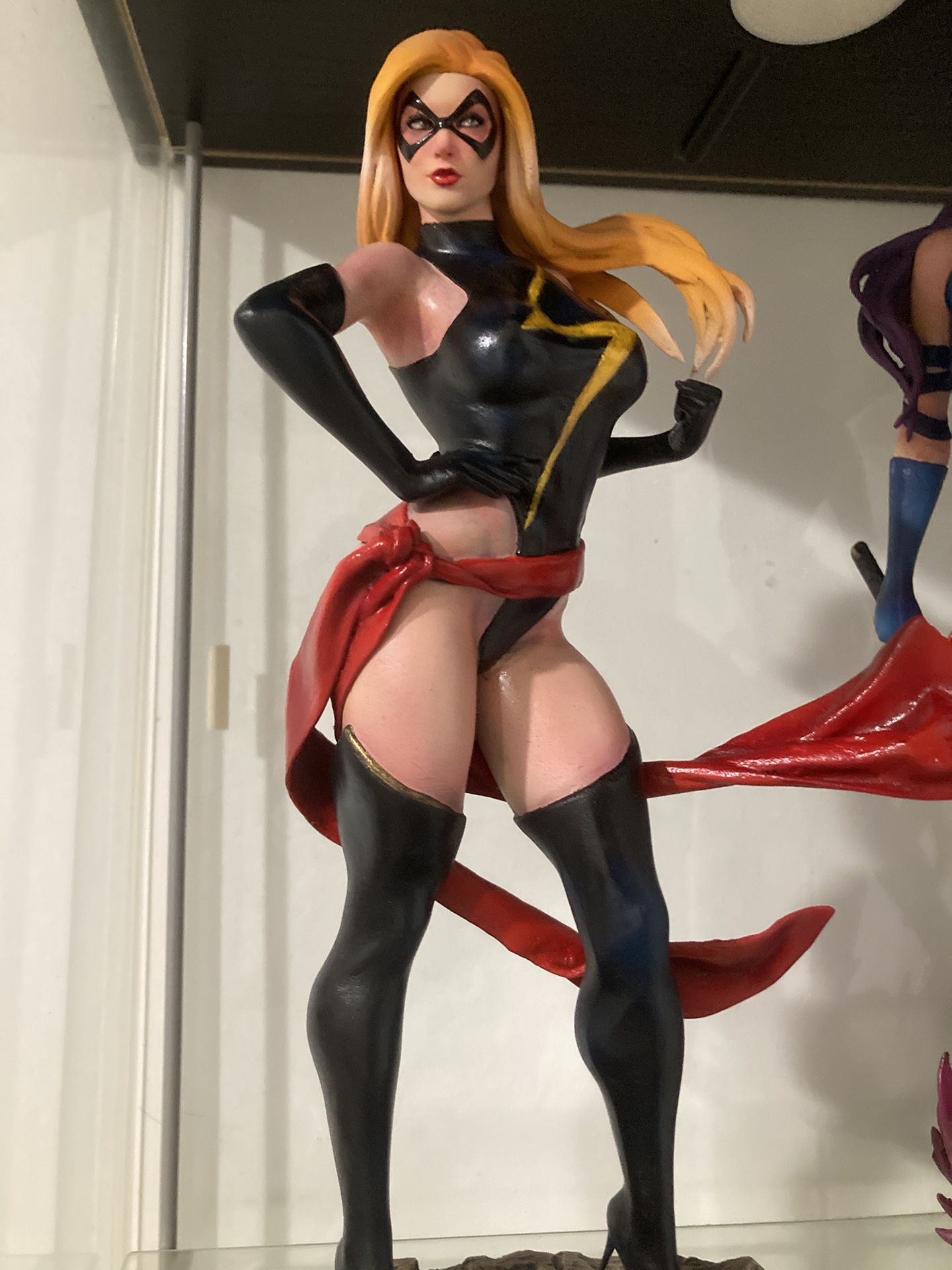 Ms Marvel Statue X-men Anime Sexy Carol Denvers Figure Comic Dc Girl Hero Super