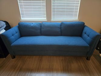 Cindy Crawford Home Central Boulevard Cobalt Textured Sleeper