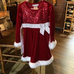Girls Christmas Dress Size 5T