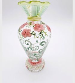 Tracy Porter Hand Painted Vase