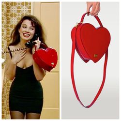 Rare Moschino Purse, Circa 1995, Limited Production, Iconic Red Heart Handbag, Vintage Private Collection, Mint Condition, $5,900 OBO, FREE Priority S