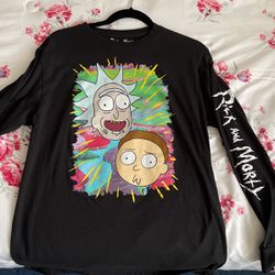 Rick And Morty Long Sleeve Shirt Large