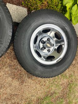 Chevy 454 SS Truck Chrome wheels