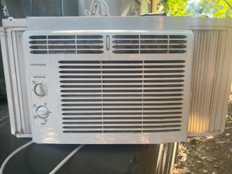 Widow AC unit can show it works. Adjustable to fit window