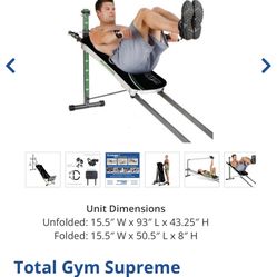 Exercise Total Gym Supreme