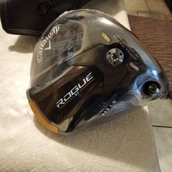NEW IN PLASTIC!" CALLAWAY ROGUE ST TRIPLE DIAMOND LS GOLF CLUB DRIVER WITH PERFORMANCE BRAVA SHAFT