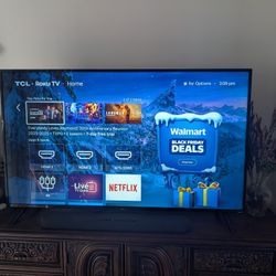 HUGE 65" 4K TCL Roku TV + Yamaha Soundbar COMBO | Barely Used!