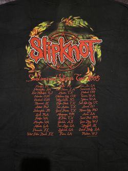 Slipknot Subliminal Verses Tour 2005 Shirt for Sale in Los Angeles