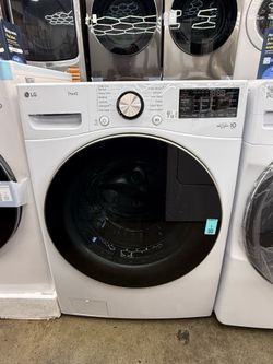 Brand new  LG 4.5 Cu. Ft. Stackable SMART Front Load Washer in White with Steam and TurboWash360 Technology