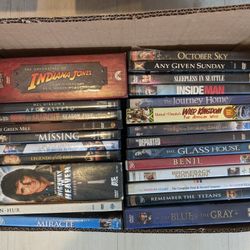 Box of 35 DVD Movies 
