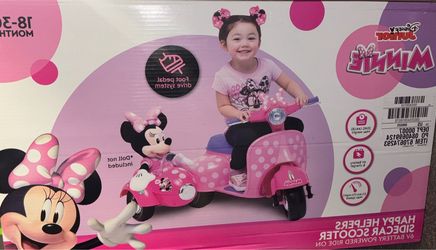 Disney Minnie Mouse Happy Helpers Sidecar Scooter
