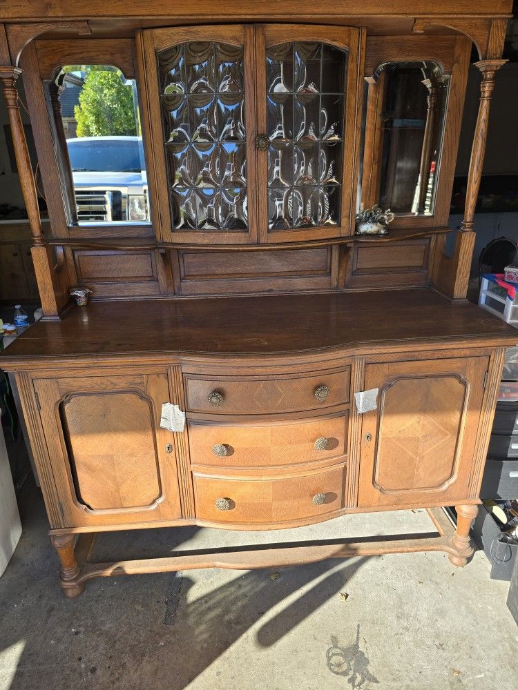 Antique Hutch Oak Furniture