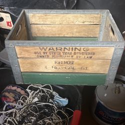 Antique Milk Box