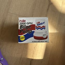 RULE 2000 GPH Electric Bilge Pump, 32V