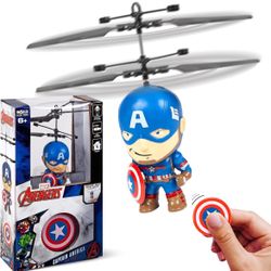 NEW-Captain America Infrared Flight UFO Big Head Helicopter