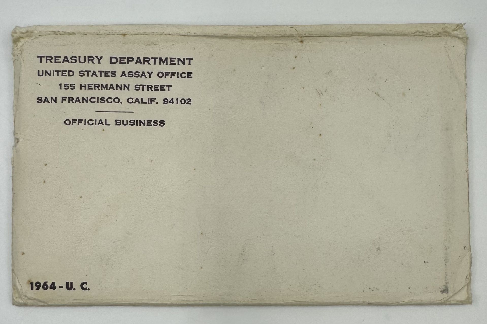 1964-U.C Treasury Department Bureau Of The Mint 90% Silver Coin Set 