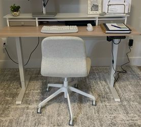 IKEA LANGFJALL Conference Chair Beige and White