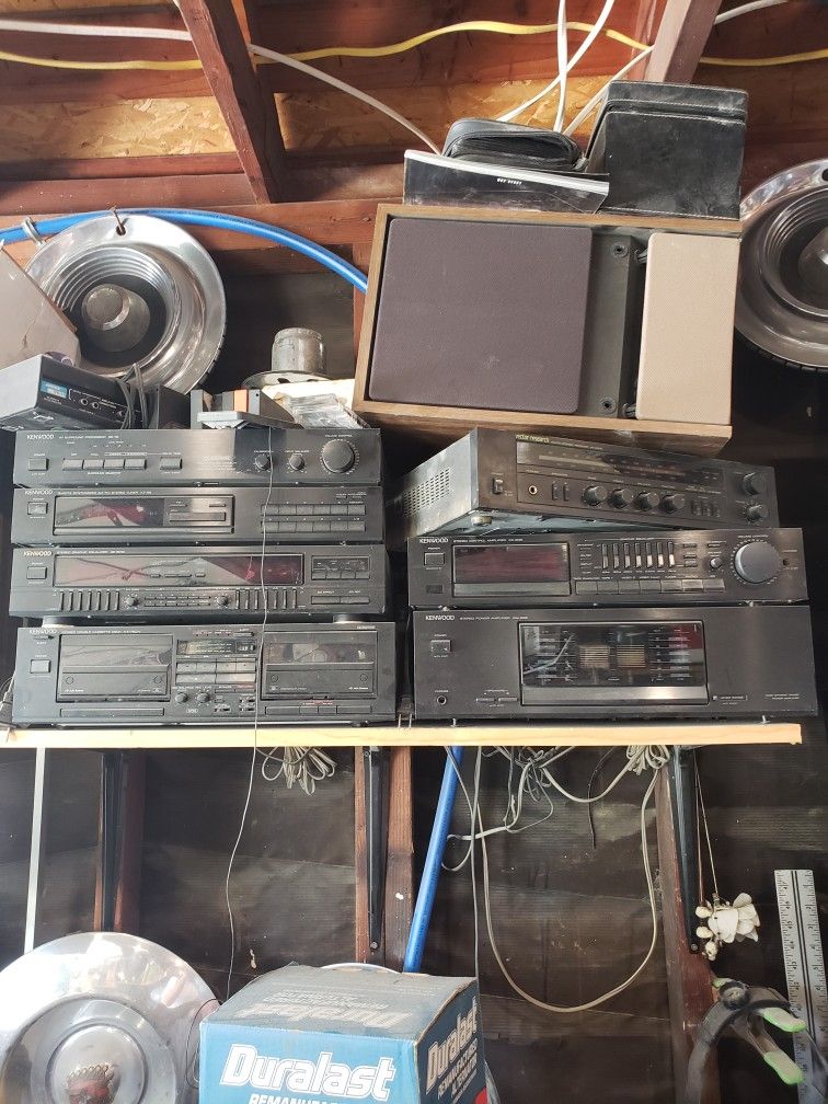 80s KENWOOD Stereo System