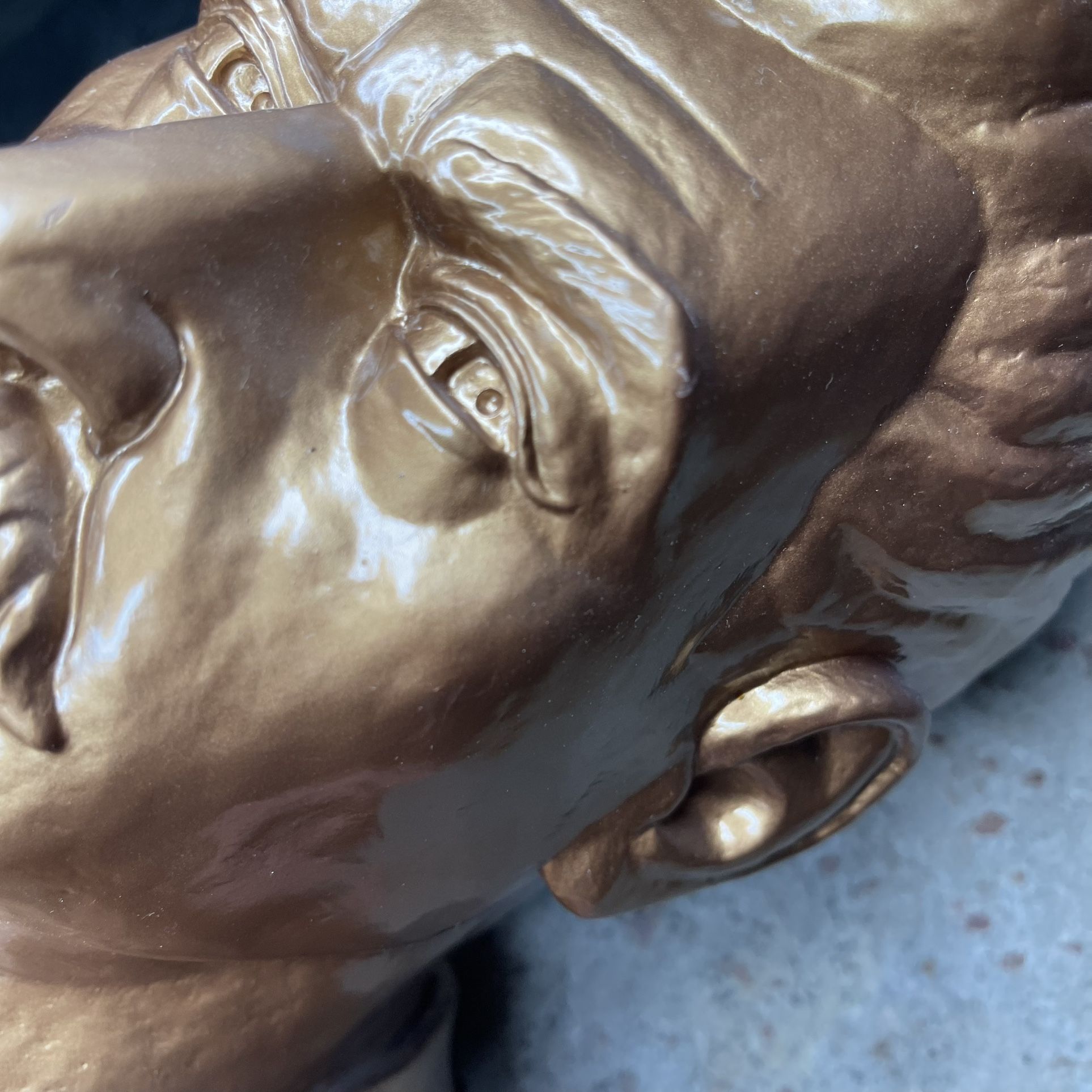 Smokin Joe Bust by Frank Kozik autographed