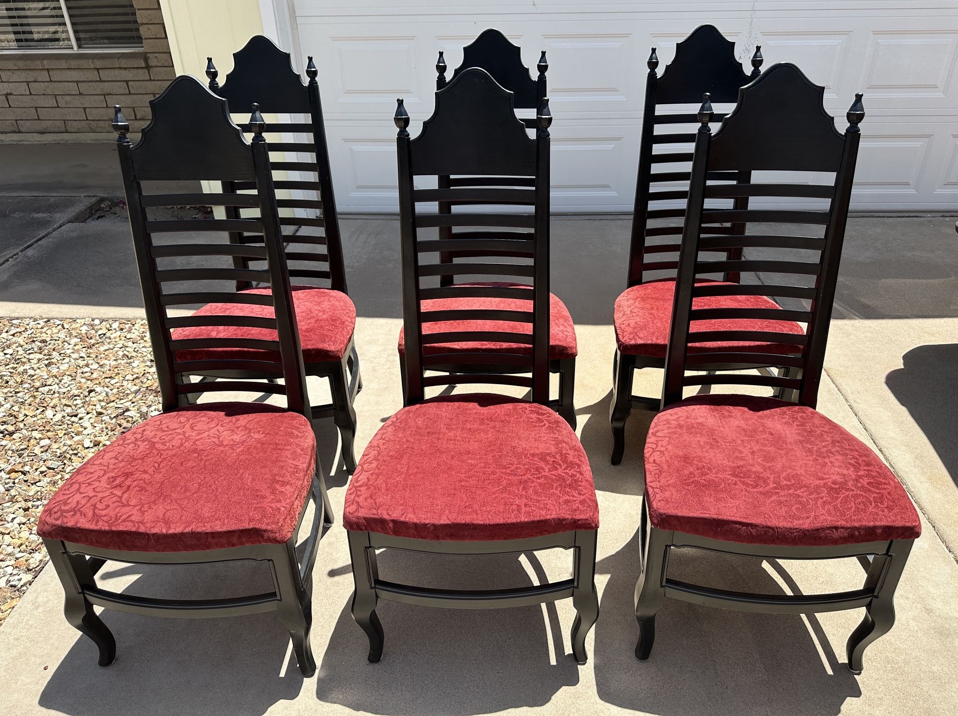 Vintage Solid Wood Dining Room Chairs