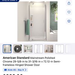 Shower Door 30” To 32”