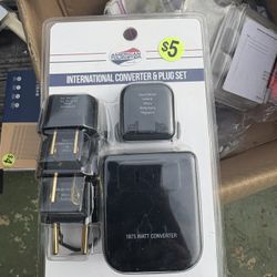 American Tourister, Electricity, International Converter And Plug Set