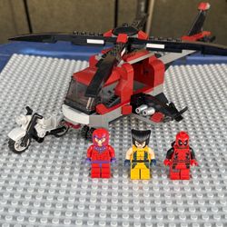 Lego marvel superheroes wolverine’s chopper showdown 6866