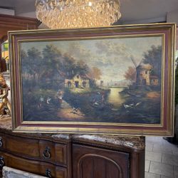 Original Oil On Canvas Signed