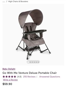 Baby Delight Go With Me Venture Deluxe Portable Chair