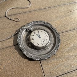 Rubis Solid silver pocket,  watch  not  working