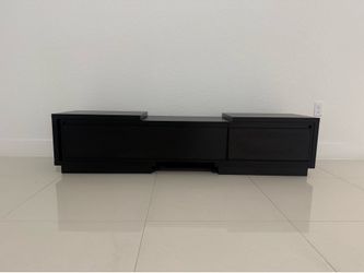 EXPANDABLE TV STAND 65- 106 INCHES WIDE 3 DRAWERS