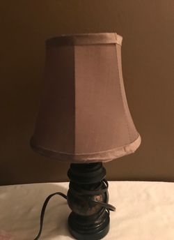 Brown table lamp